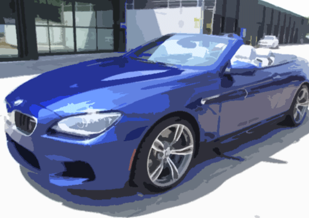 Coche descapotable BMW